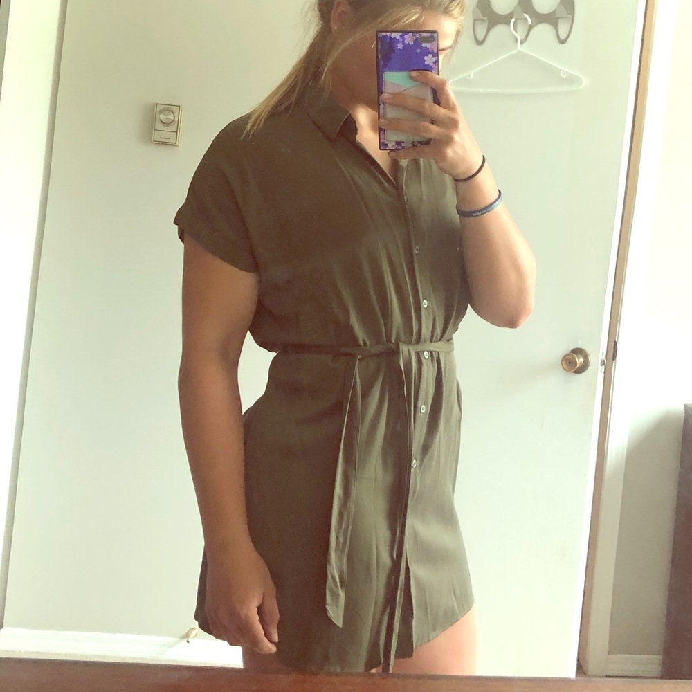 Button up dress